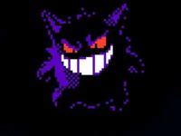 pokemon morado|pokemon morado tipo oscuridad.